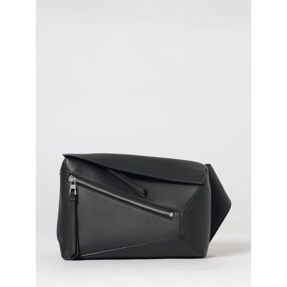 Loewe Men Loewe Puzzle Belt Bag In Smooth Calfskin Leather With Zip Closure